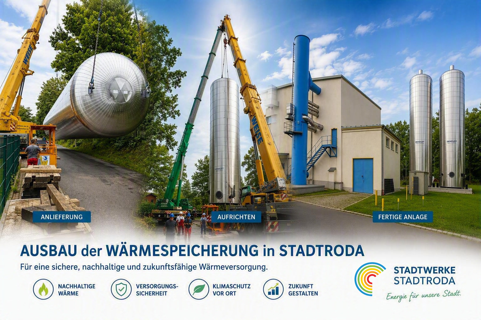 Stadtwerke Stadtroda GmbH investieren in die Zukunft der Fernwärme